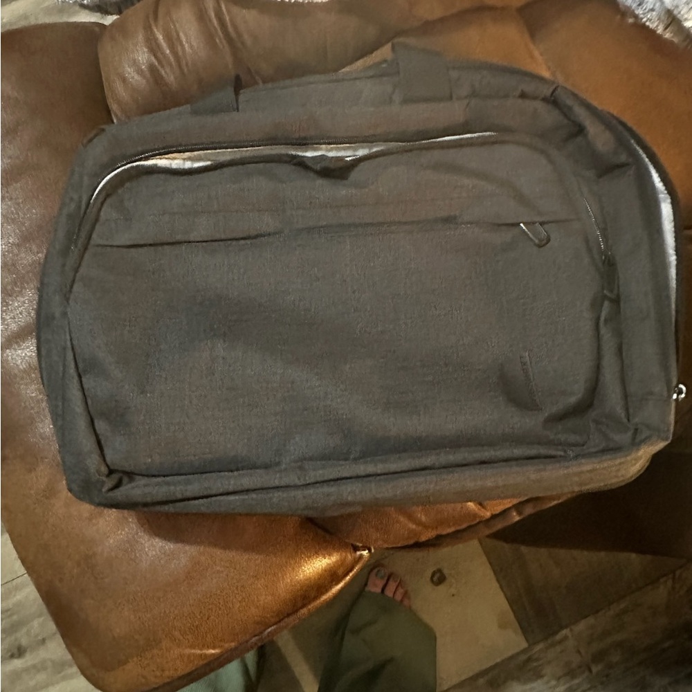 Men's Gray Laptop Bag